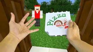 Thumbnail: REALISTIC MINECRAFT - STEVE ORDERS PIZZA