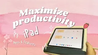 Thumbnail: How I use my iPad for maximizing productivity✒️| Joey's Little Corner