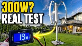 Thumbnail: I Tested the Best-Selling Wind Turbine on Amazon? (Real Numbers only)