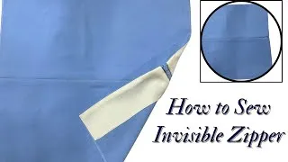 Thumbnail: How To Sew Invisible Zipper For Beginners / Sewing Tutorial For Sewing Lovers