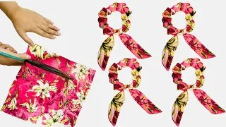 Thumbnail: Easy and Profitable Scrunchies Project for Every Housewife and Beginners |  Loyce DIY sewing