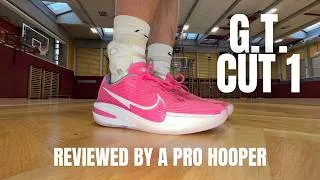 Thumbnail: Nike G.T. CUT 1 review from a pro hooper