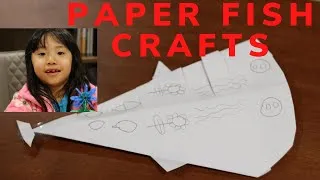 Thumbnail: Make your own toy｜Cutting paper fish｜Easy kids crafts｜Kid