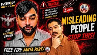 Thumbnail: Free Fire Janta Party 🤬 Need To Stop This 🤡 | Reality & Exposed | Lsg Sani Extra
