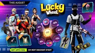 Thumbnail: Next Lucky Wheel Event Free Fire 😮💥| Poker Mp40 Return return | free fire new event | ff new event