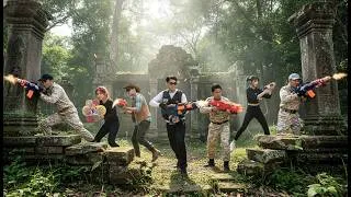 Thumbnail: LTT Game Nerf Guns : SEAL X Defeats The Crimson Cabal Crime Ring With Tactical Nerf Guns