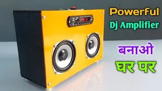 Thumbnail: How To Make Bluetooth Speaker 🔈 | Homemade Bluetooth Dj Box | class d amplifier 