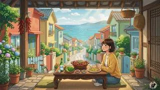 Thumbnail: A Cozy Day in a Korean Seaside Village 🌊 Spicy Octopus & Green Onion Pancakes | Cooking ASMR