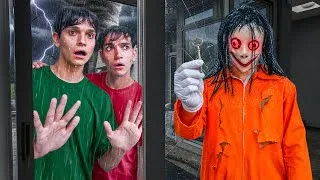Thumbnail: The Creepy Man Locked Us Outside During a TORNADO!