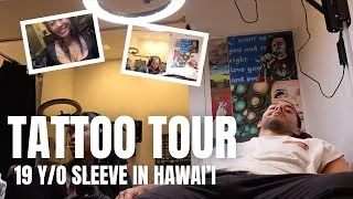 Thumbnail: 19 y/o tattoo sleeve vlog in hawai'i | $600 +