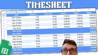 Thumbnail: How To Create A Timesheet For Employees