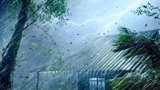 Thumbnail: 100% Real Rainstorm Sounds for Deep Sleep | Heavy Rain, Strong Thunder & Storm Wind | White Noise
