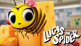 Thumbnail: Uh Oh! Maizie's Bee Stinger Is Growing! 🐝 | Kids Cartoon | Lucas the Spider