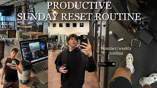 Thumbnail: SUMMER RESET VLOG | Workouts, Productive Morning, Cleaning, Meal Prep & Organizing