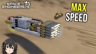 Thumbnail: Can Gatling Wall at Max Speed Dig Through a Ship? Space Engineers 2