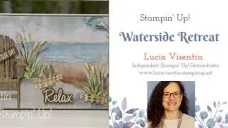 Thumbnail: Create a Relaxing Coastal Scene Card | Waterside Retreat and Sunset Coast Dies