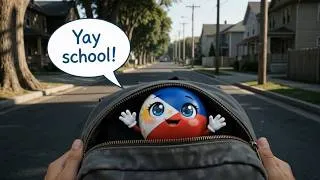 Thumbnail: I Took Tiny Countryballs to School… They Almost Got Caught! 😳❤️ | Ultra Realistic POV