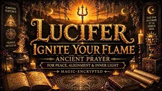 Thumbnail: Lucifer Ignite Your Flame 🔱 | Ancient Prayer for Peace, Alignment & Inner Light | Magic-Encrypted