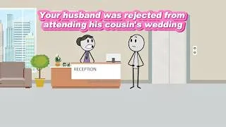 Thumbnail: (FULL STORIES) Your husband was rejected from attending his cousin's wedding #animation #wedding