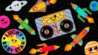 Thumbnail: Baby Sensory Space Dance 🚀 High Contrast Rockets & Planets - Dance Party for Babies! 🌟