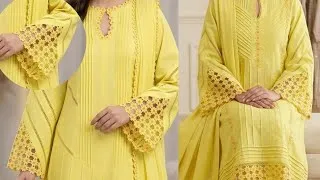 Thumbnail: Instagram Viral Kurti Sleeves Design with Joint Lace Cutting & Stitching|New Sleeves Design 2026