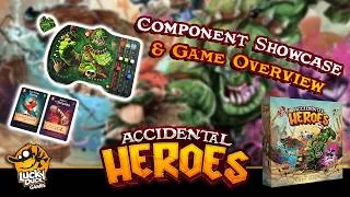 Thumbnail: Accidental Heroes | Component Showcase & Game Overview
