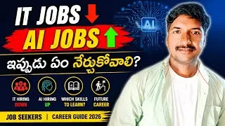 Thumbnail: IT Jobs Are Decreasing But AI Hiring Is Growing 😱 | Job Seekers Must Know This in 2026