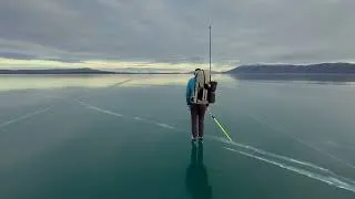 Thumbnail: 100 miles of ice skating in Katmai National Park, Alaska