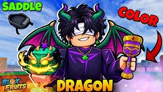 Thumbnail: ULTIMATE DRAGON GUIDE in Blox Fruits! | Showcase, Colors & Saddle
