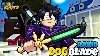 Thumbnail: How I Got the FREE Dog Blade in Blox Fruits! (Full Showcase + Rabid Skin)