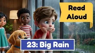 Thumbnail: Learn English with Stories: The Big Rain (Ben & Friends #23)