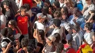 Thumbnail: Argentina & Spain Fans Clash in NYC!