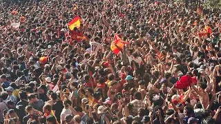 Thumbnail: 🇪🇸🏆 Spain Fans Take Over New York Hudson Yards After World Cup Final Win!
