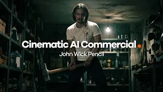 Thumbnail: John Wick's Pencil Commercial | AI Spec AD