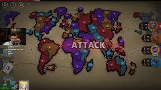 Thumbnail: Ludwig, Clint Stevens, Mango, and Connor go to war with eachother in Risk (RISK)