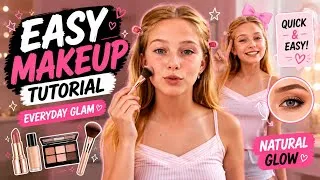 Thumbnail: “Easy Makeup Tutorial for Everyday Glam 💄✨” #shorts  #beautytips #grwm