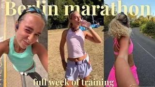 Thumbnail: A FULL WEEK OF TRAINING FOR THE BERLIN MARATHON 2026