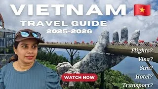 Thumbnail: Ultimate India To Vietnam Budget Travel Guide 2025 | Flight Visa Sim Hotel Travel Activitie Food🇮🇳🇻🇳