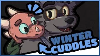 Thumbnail: Furry Raccoon & Lizard Cuddles 🔶 Furry Speedpaint + Commentary