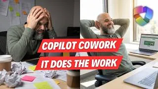 Thumbnail: Microsoft Copilot CoWork Tutorial: AI Does the Work For You