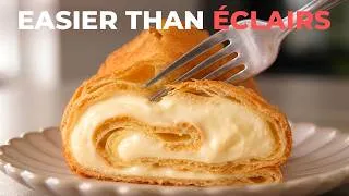 Thumbnail: No Piping, No Filling — Make This Creamy Éclair Roll Instead
