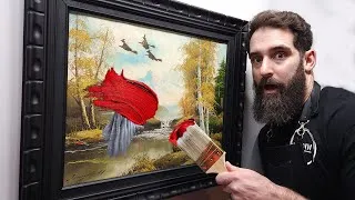 Thumbnail: Customizing Antique paintings for Halloween!