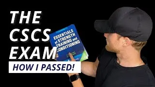 Thumbnail: How I Passed the CSCS Exam! (MY STEP BY STEP PROCESS)