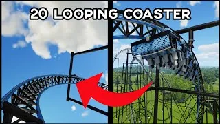 Thumbnail: I Built The World's First 20 Looping Rollercoaster | Planet Coaster 2