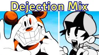 Thumbnail: FNF Cool Dejection One-Shot + Lyrics Cutscene (Wednesday Infidelity / Mickey Mouse.avi)