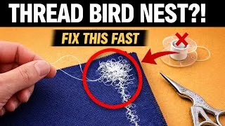 Thumbnail: STOP the Bird Nest! (It’s NOT the Tension) Bobbin Threading SOLVED ✅