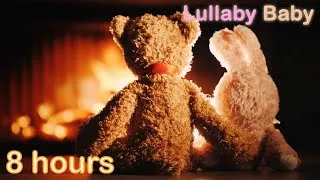 Thumbnail: ✰ 8 HOURS ✰ Lullabies by the Fire 🔥 Lullabies for babies to go to Sleep 😴 Baby Sleep Music Fireplace
