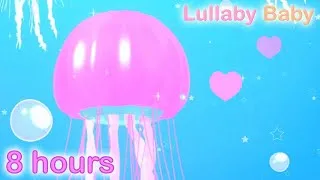 Thumbnail: ✰ 8 HOURS ✰ JELLYFISH Lullaby ♫ UNDERWATER SOUNDS with MUSIC ♫ ☆ NO ADS ☆ Relaxing Baby Sleep Music