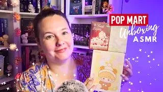 Thumbnail: ASMR | Blind Box Unboxing + POP MART Haul! 🧸💜 Labubu, Skullpanda + More, whispering tapping crinkles
