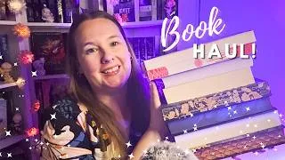 Thumbnail: ASMR | New Release Book Haul! 📖🤍 Romance & Fantasy unboxing, whispering tapping tracing page turning